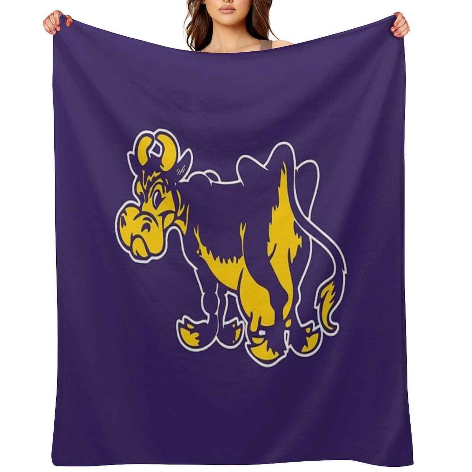 Williams College Ephs Easy Care Throw Blanket