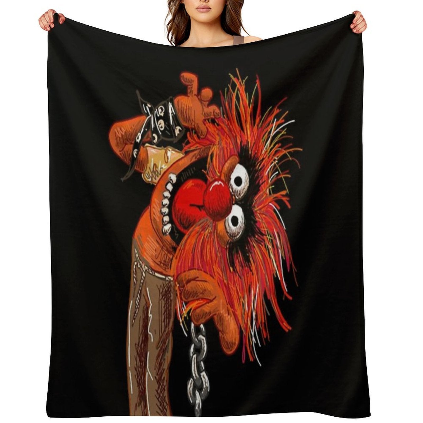 Animal The Muppets Travel-friendly Throw Blanket