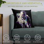 Chester Bennington Tribute LP What I've Done Pop Art Soft Anti-Pilling Throw Pillow