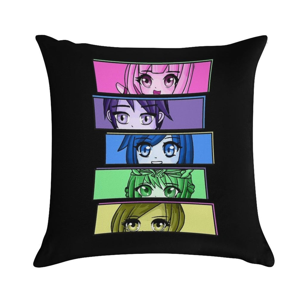 Aesthetic Funneh Krew Soft Fade-Resistant Throw Pillow
