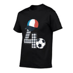 Soccer Birthday Party 4 Year Old Boy Girl 4th Birthday Kids  Vintage-inspired T-Shirt