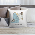 David Brent  You're The Boss Soft Easy Maintenance Throw Pillow