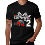 2 Year Old Race Car Birthday 2nd Racing Party Gift  Slim-fit Cut T-Shirt