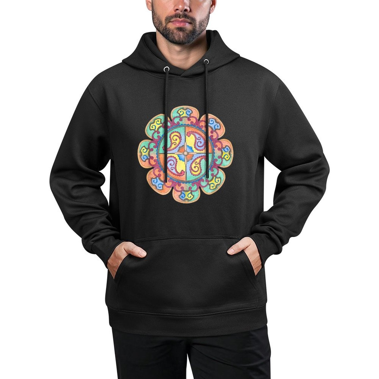 Mandala T Colorfast Hoodie