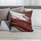 Ruby Pillars Soft Short Plush Fabric Throw Pillow