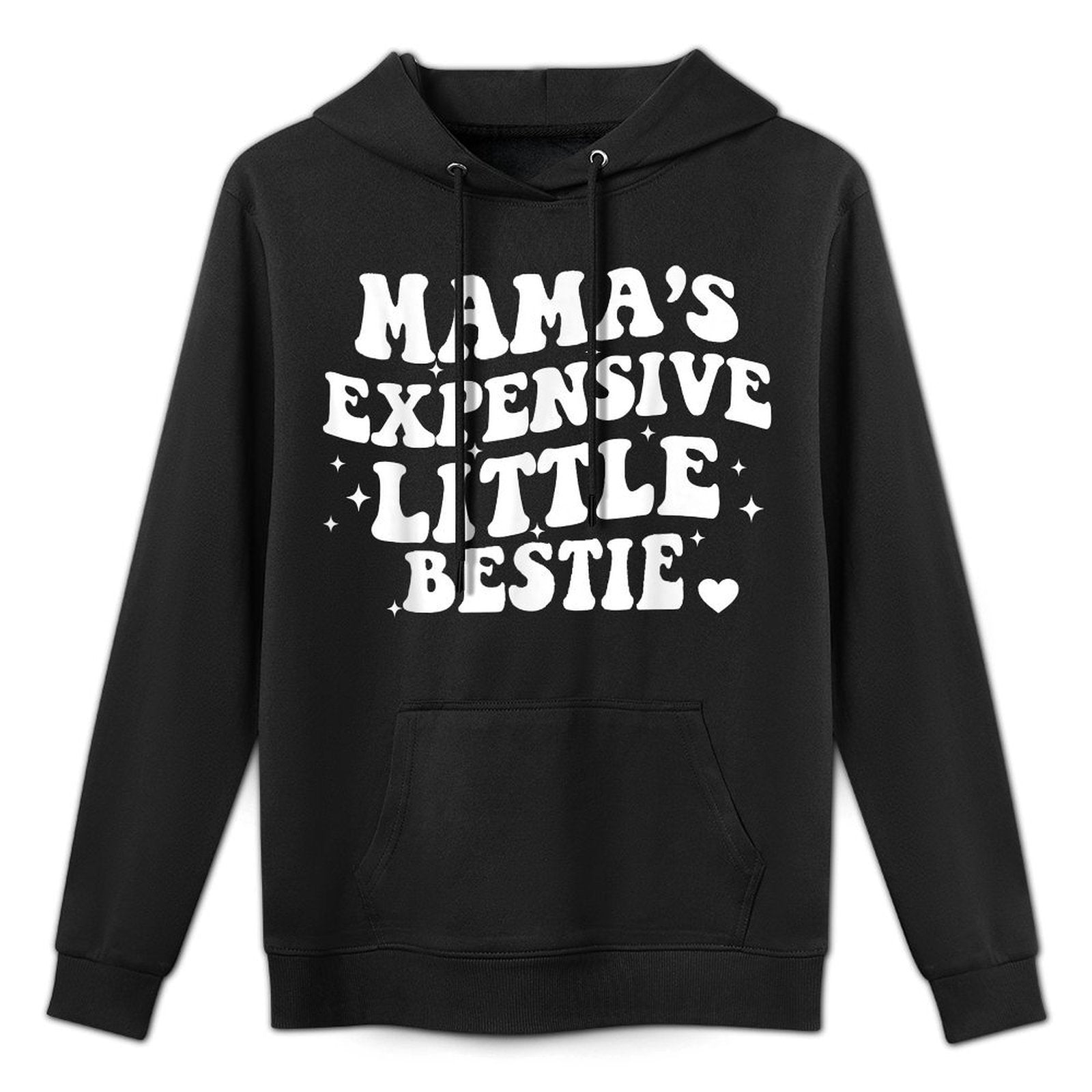 Mamas Little Expensive Bestie Mommy And Me Matching Colorfast Hoodie