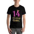 14 Birthday Girl Princess 14 Years Old 14th Birthday  Stretchy T-Shirt