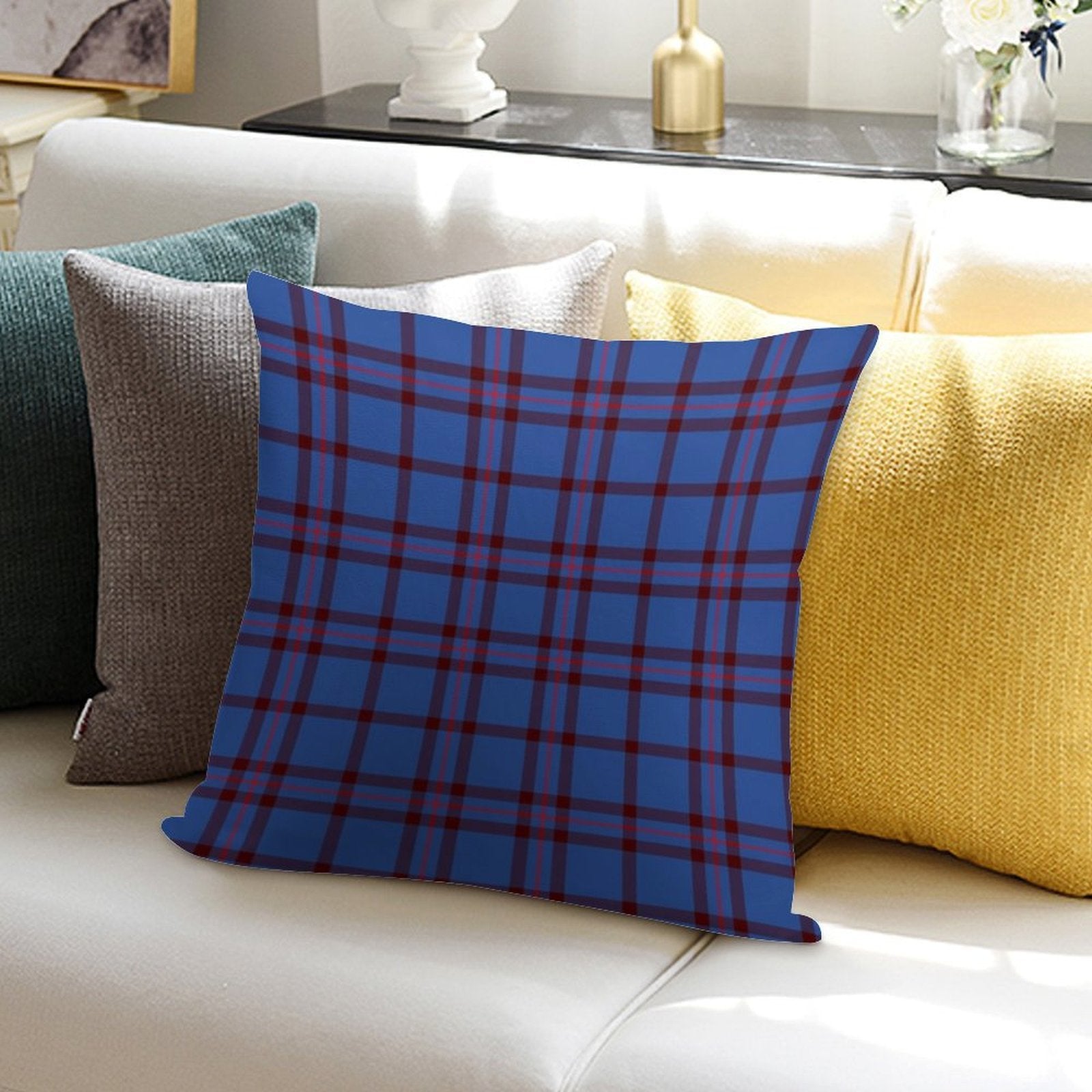 Clan Elliott Tartan Soft Gift Ready Throw Pillow