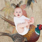 Common Pheasant Wrinkle-free Throw Blanket