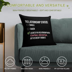 Relationship with Carlos Alcaraz Soft Ultra-Soft Texture Throw Pillow