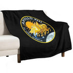 Apollo 13 Mission Patch Plush Throw Blanket