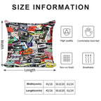 Cassette Tape Soft Ultra-Soft Texture Throw Pillow