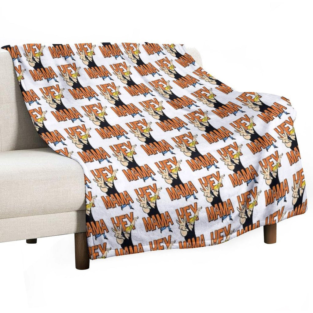Johnny Bravo Hey Mama Juniors Multi-functional Throw Blanket