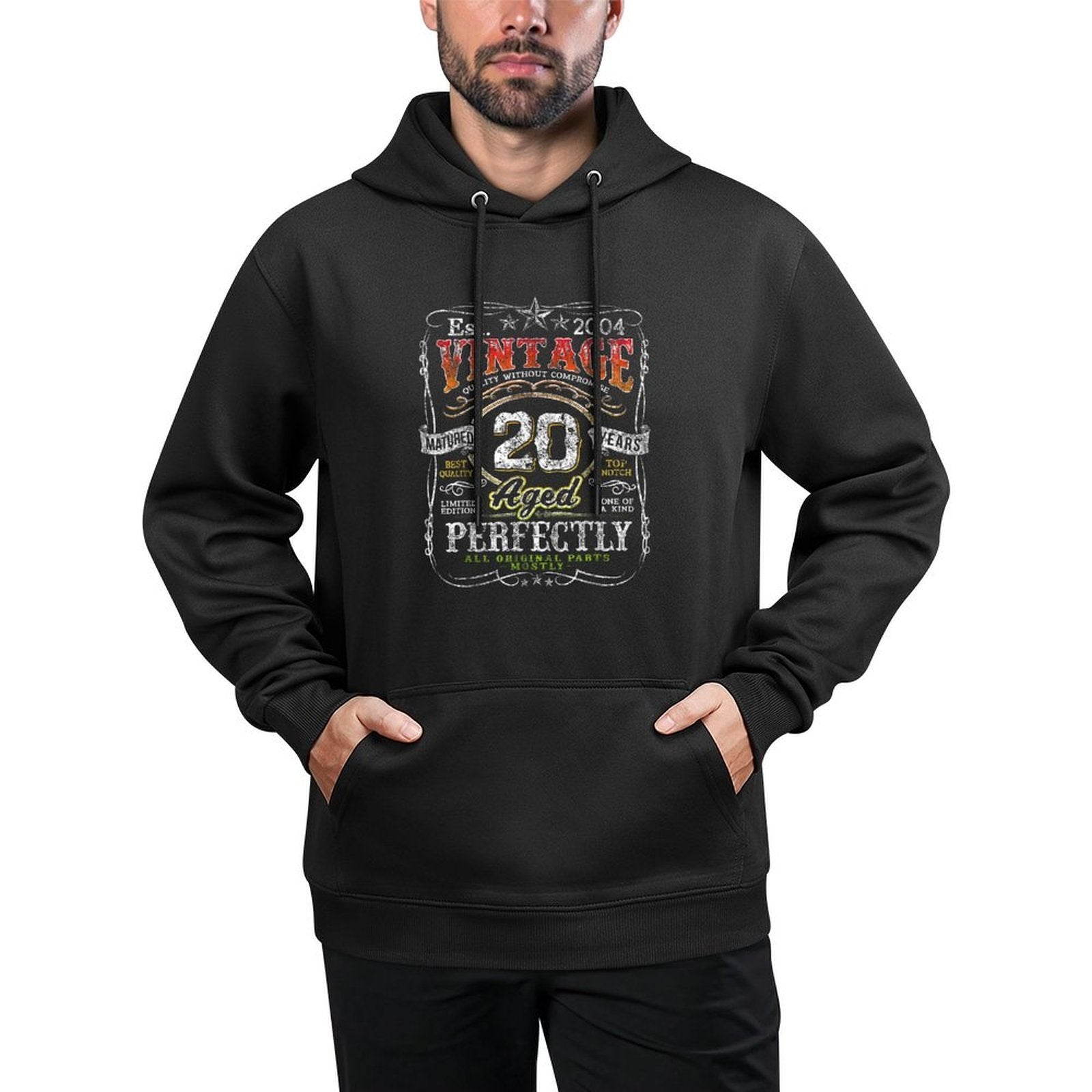 Vintage 2004 Limited Edition 20 Year Old Gifts 20th Birthday Unisex Design Hoodie