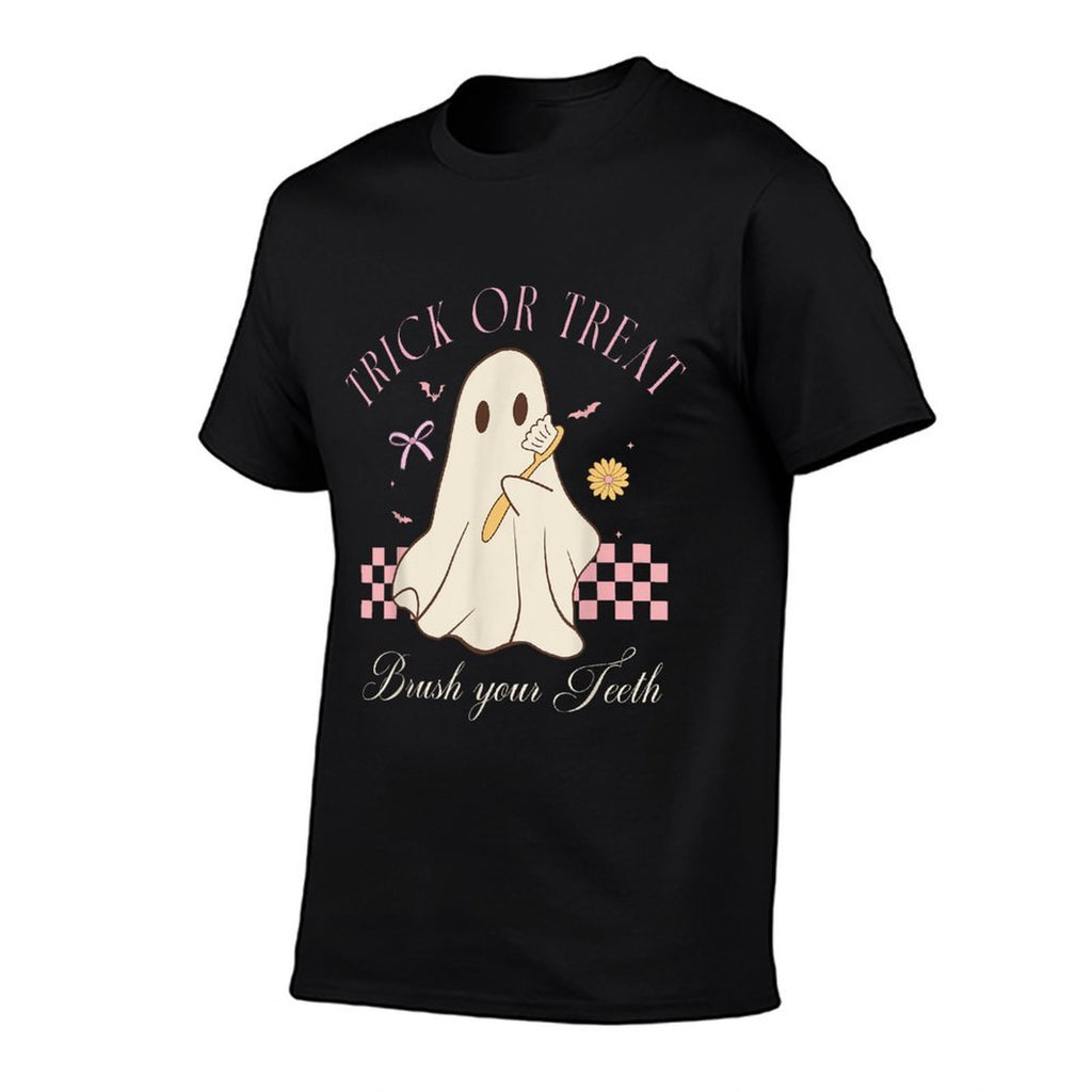 Trick Or Treat Brush Yourth Dental Hygienist Halloween  Quick-drying T-Shirt