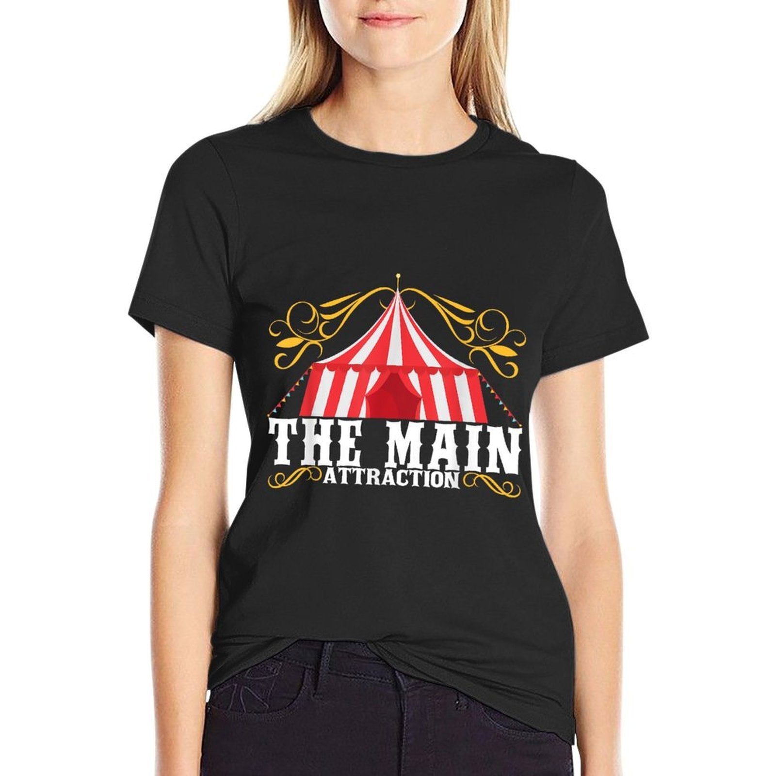 Kids The Attraction Circus Carnival Children Birthday Party  Stretchy T-Shirt