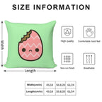 Sad Easter Egg Soft Decorative Cover Throw Pillow