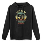Built 50 Years Ago All Parts Original Funny 50th Birthday Medium-Weight Fabric Hoodie