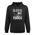Please Be Patient I&#39;m From The 1900s Funny Over The Hill Kangaroo Pocket Hoodie