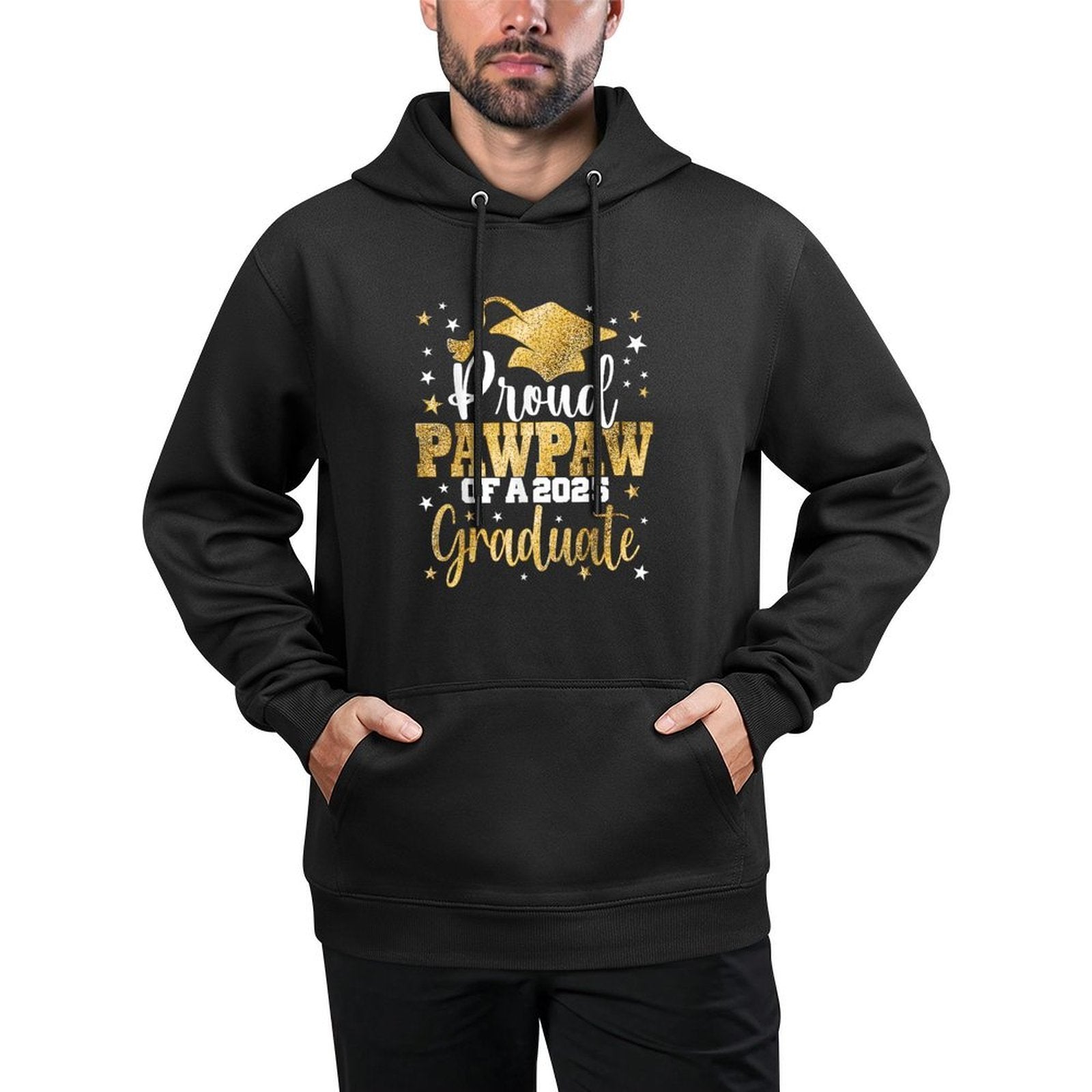 Proud PawPaw Of A Class of 2025 Graduate Senior Graduation Colorfast Hoodie