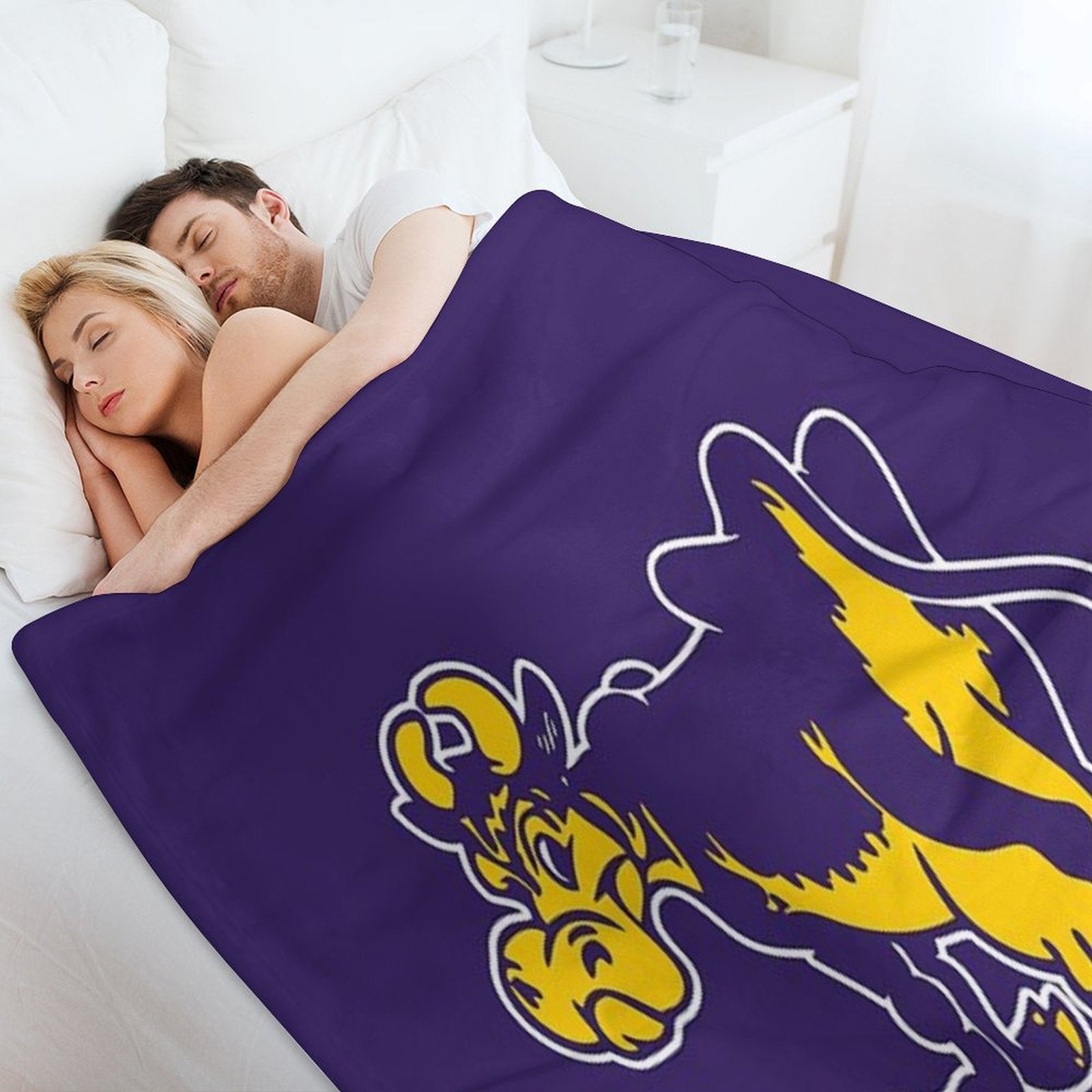 Williams College Ephs Easy Care Throw Blanket