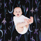 Greeting to The Moon - Matthiola Easy Care Throw Blanket