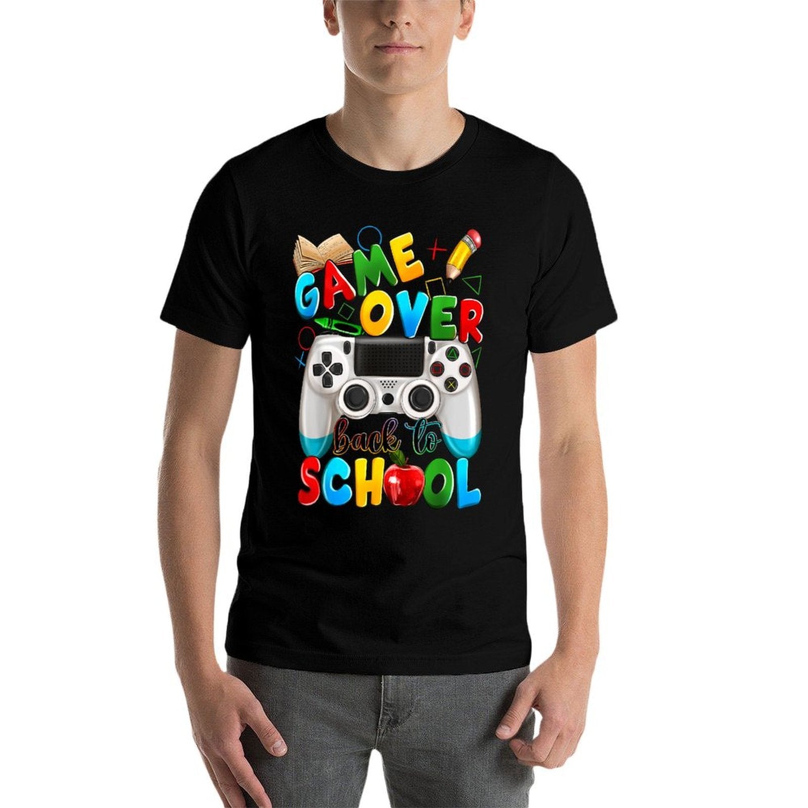 Game Over Back to School - Crush The School Year!  High-quality Stitching T-Shirt