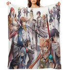 Main Characters - Kiseki Series - Legend of Heroes - Trails of Cold Steel Travel-friendly Throw Blanket