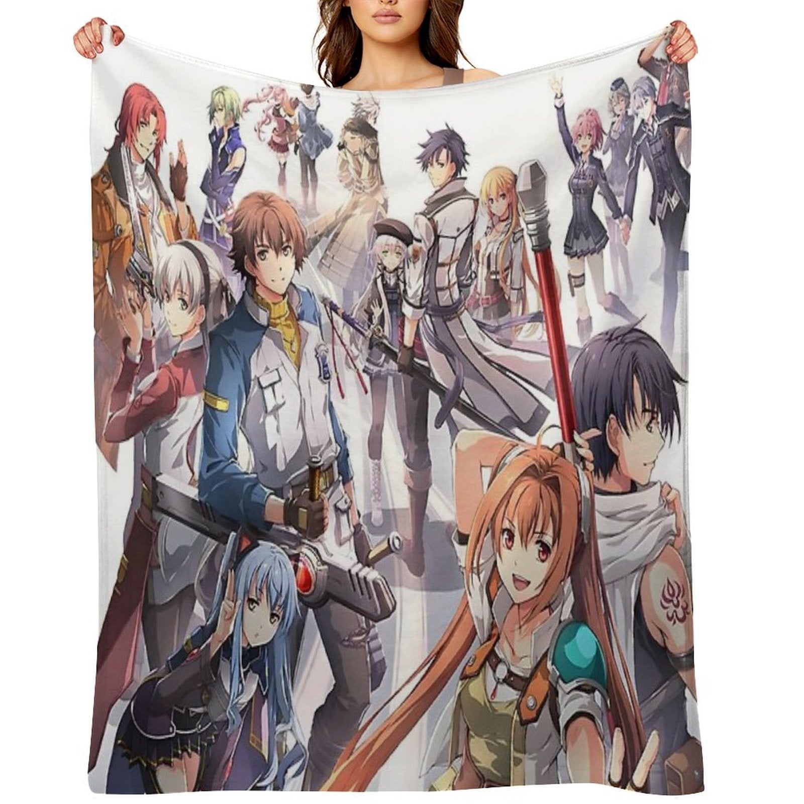Main Characters - Kiseki Series - Legend of Heroes - Trails of Cold Steel Travel-friendly Throw Blanket