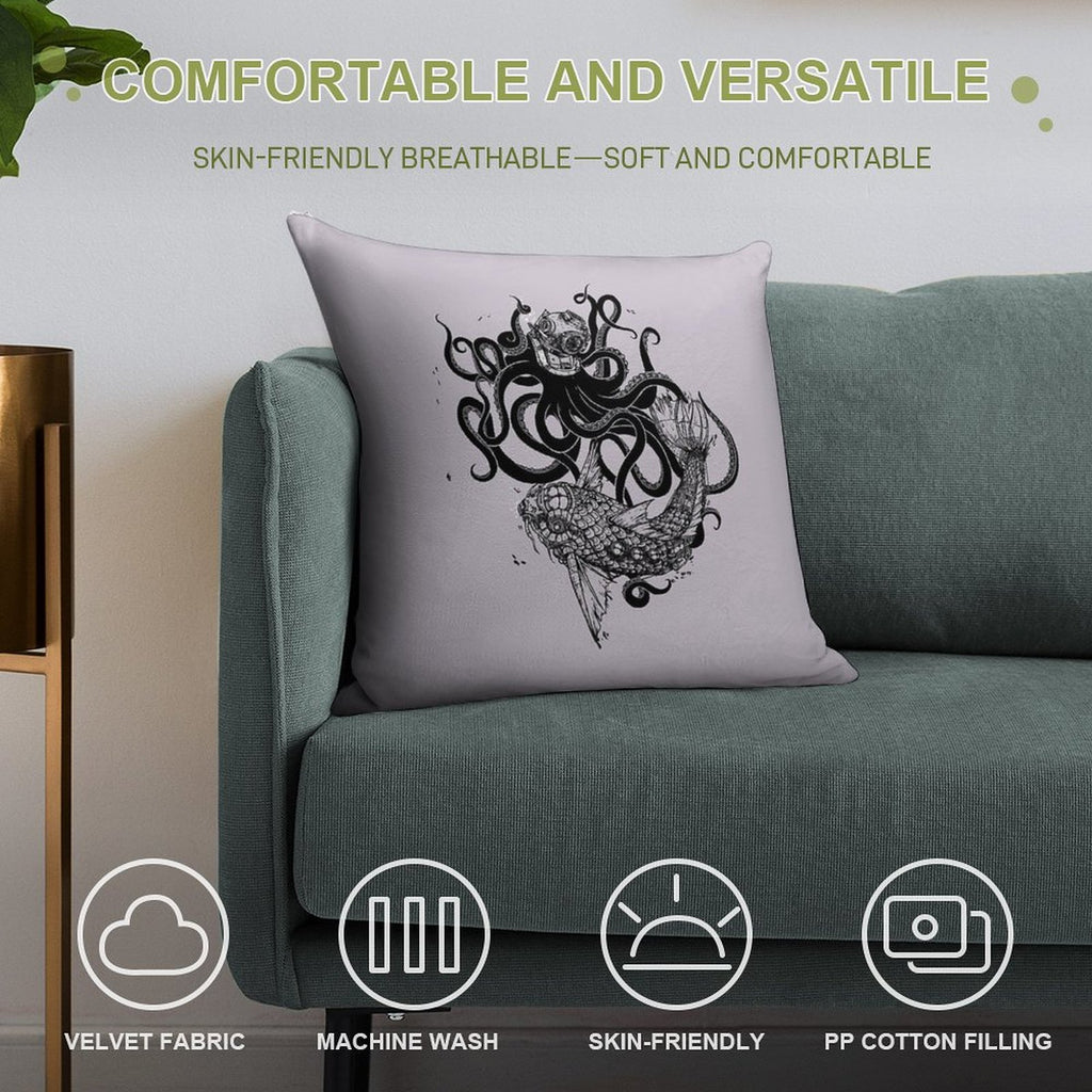 Into The Abyss Soft Home Decor Throw Pillow