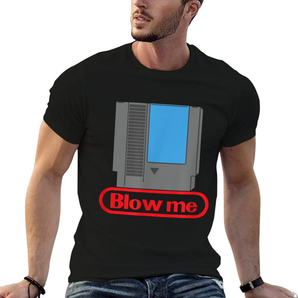 Funny Gamer Parody - Blow Me 80s  Soft T-Shirt