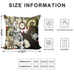 Marc Bolan Soft Short Plush Fabric Throw Pillow