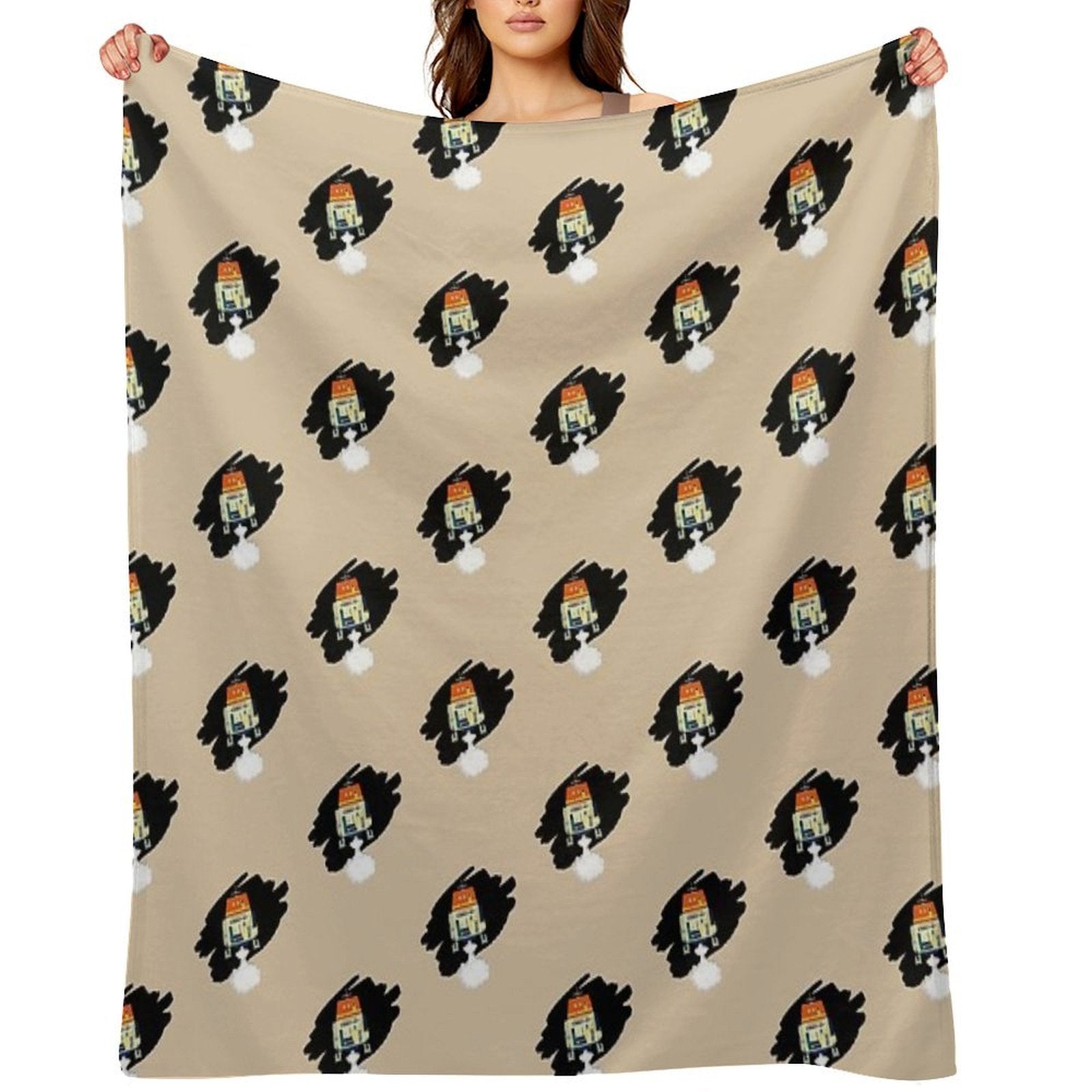 Chop in Space Eco-conscious Throw Blanket