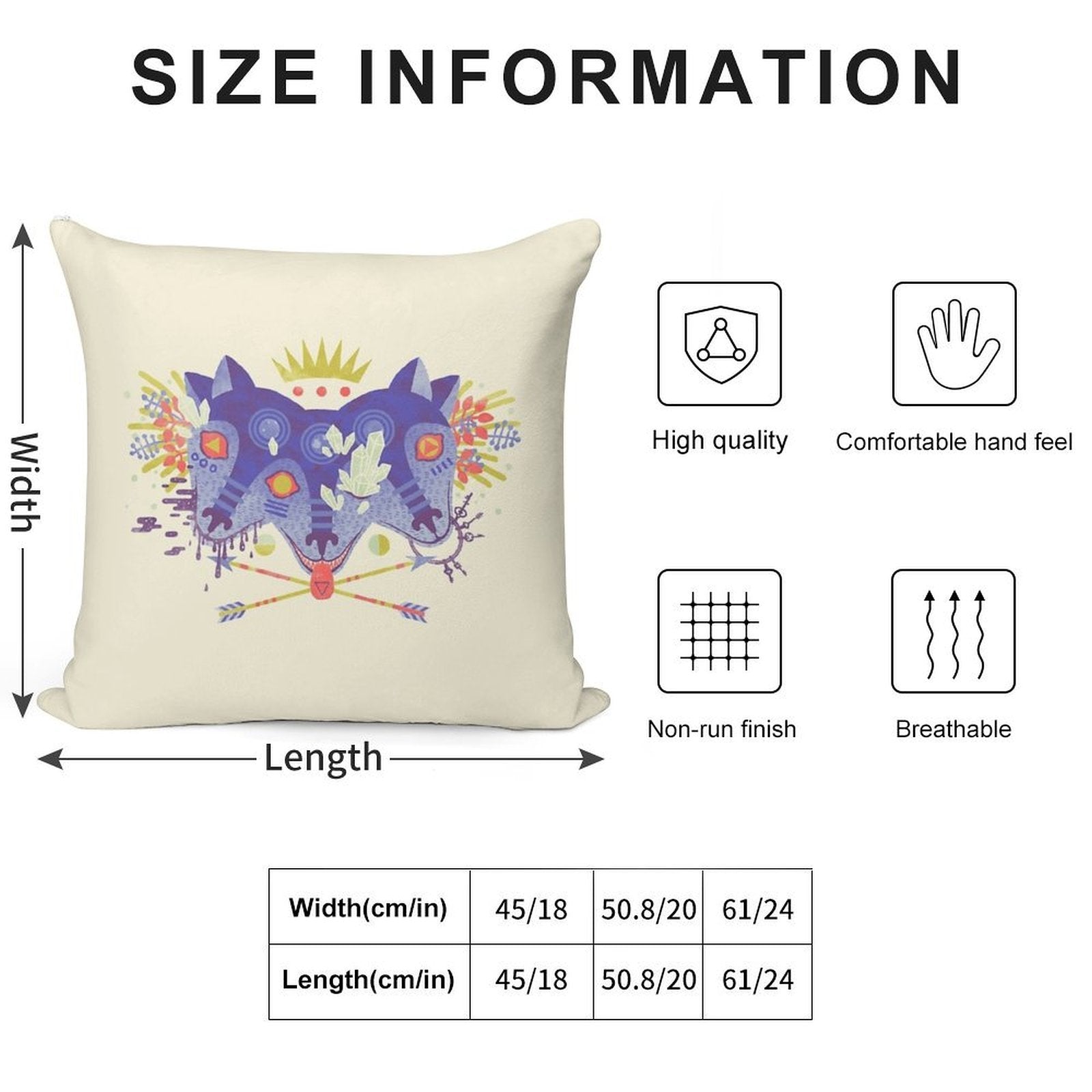 The Gatekeeper Soft High-Density Material Throw Pillow