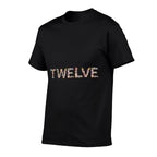 12th Birthday Wildflower Theme Twelve Year Old Bday Flowers  Graphic-printed T-Shirt