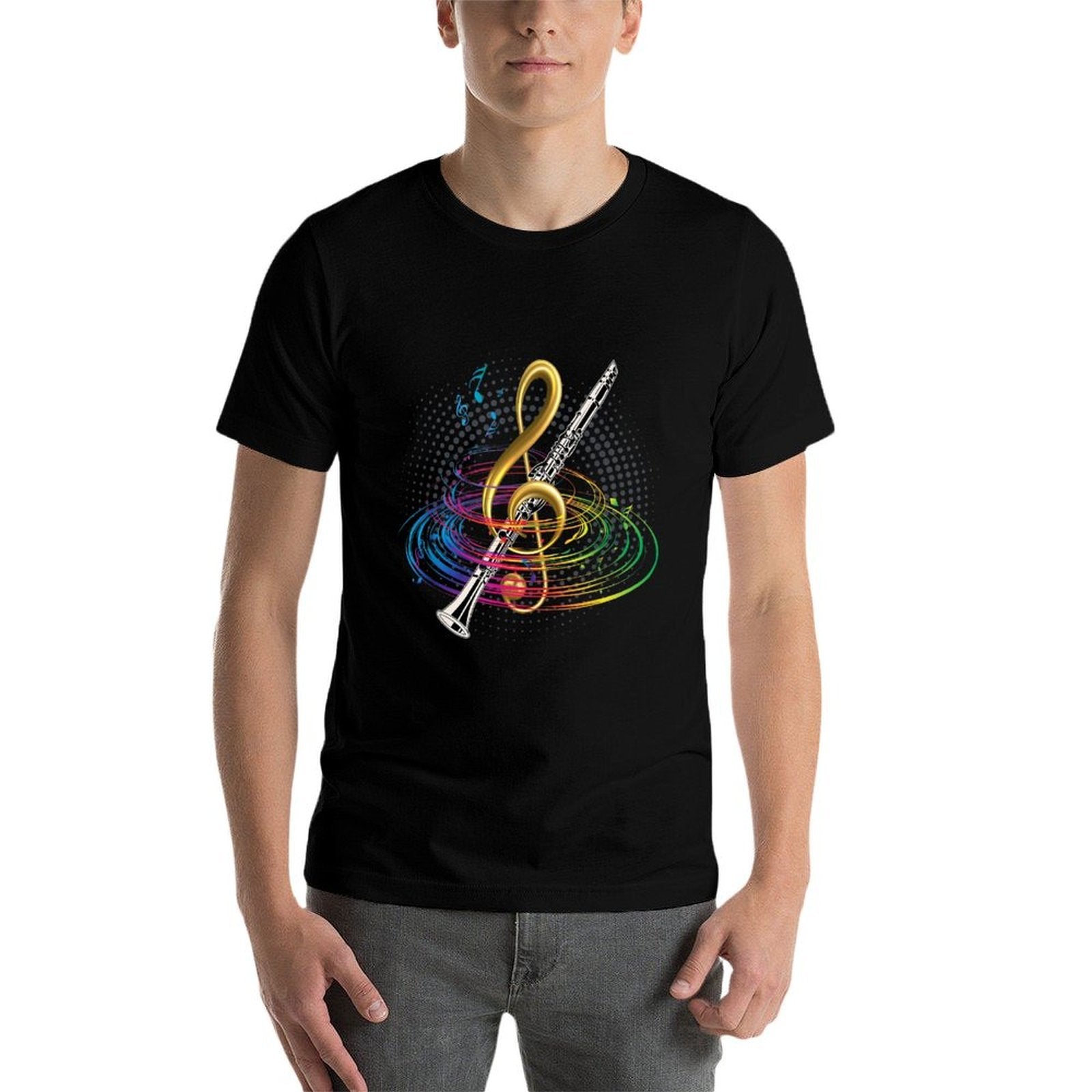 Treble Clef Clarinet  Moisture-wicking T-Shirt