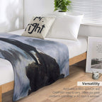 Casper David Friedrich's Wanderer Above The Sea of Fog Comfort Throw Blanket
