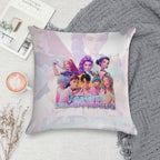 Kpop Demon Hunters Soft Luxury Feel Throw Pillow
