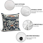 Retro Vibes Soft Multiple Sizes Throw Pillow