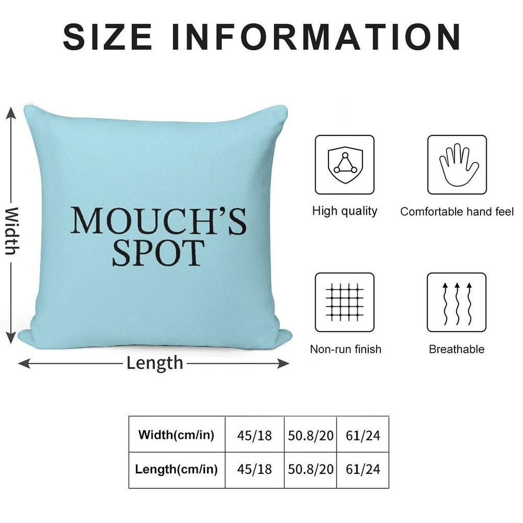 CHICAGO FIRE - MOUCH'S SPOT PILLOW Soft Hidden Zipper Throw Pillow