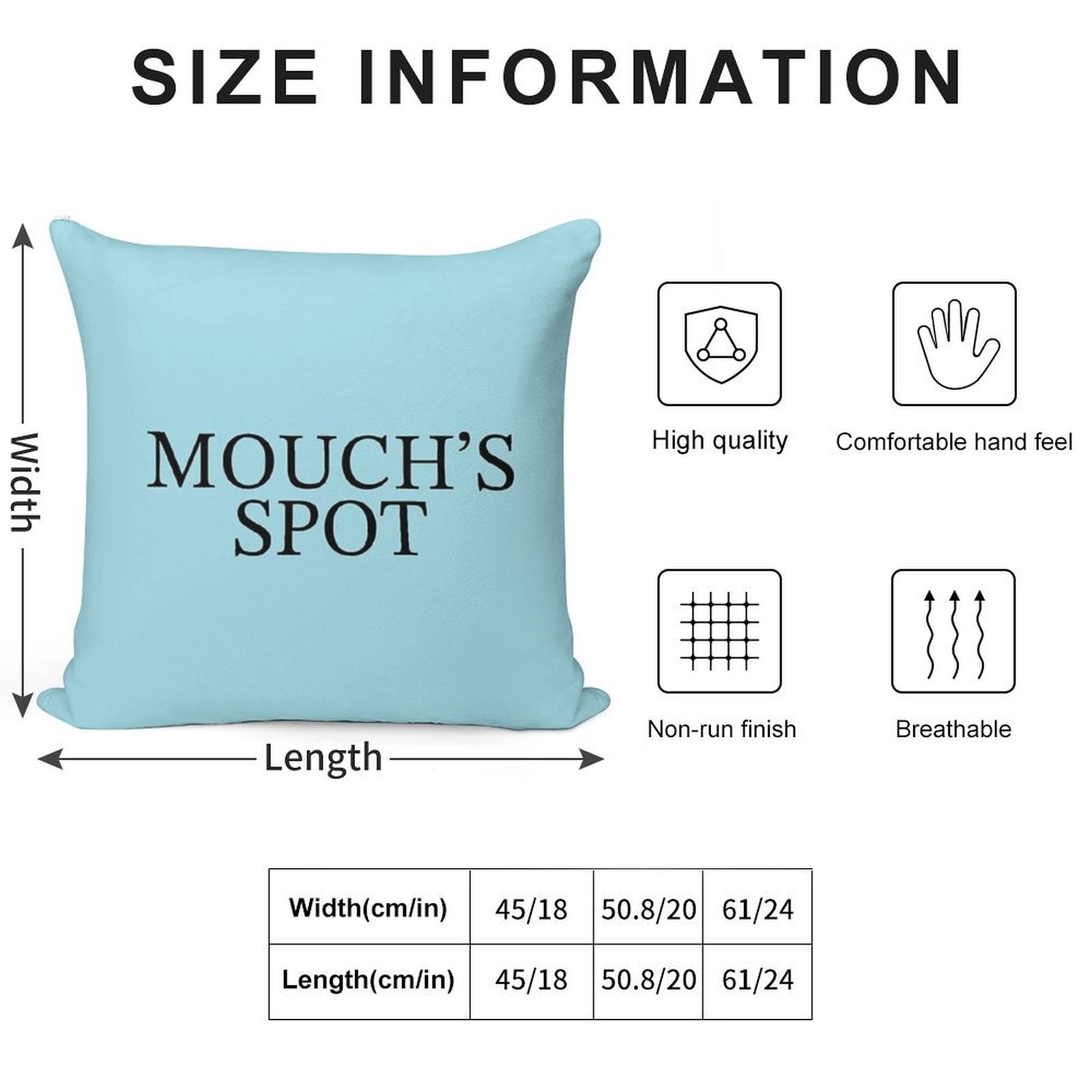 CHICAGO FIRE - MOUCH'S SPOT PILLOW Soft Hidden Zipper Throw Pillow