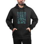Blues Clues Group Shot Outline Collage Casual Wear Hoodie
