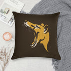 Tasmanian Tiger Stencil Soft Ultra-Soft Texture Throw Pillow