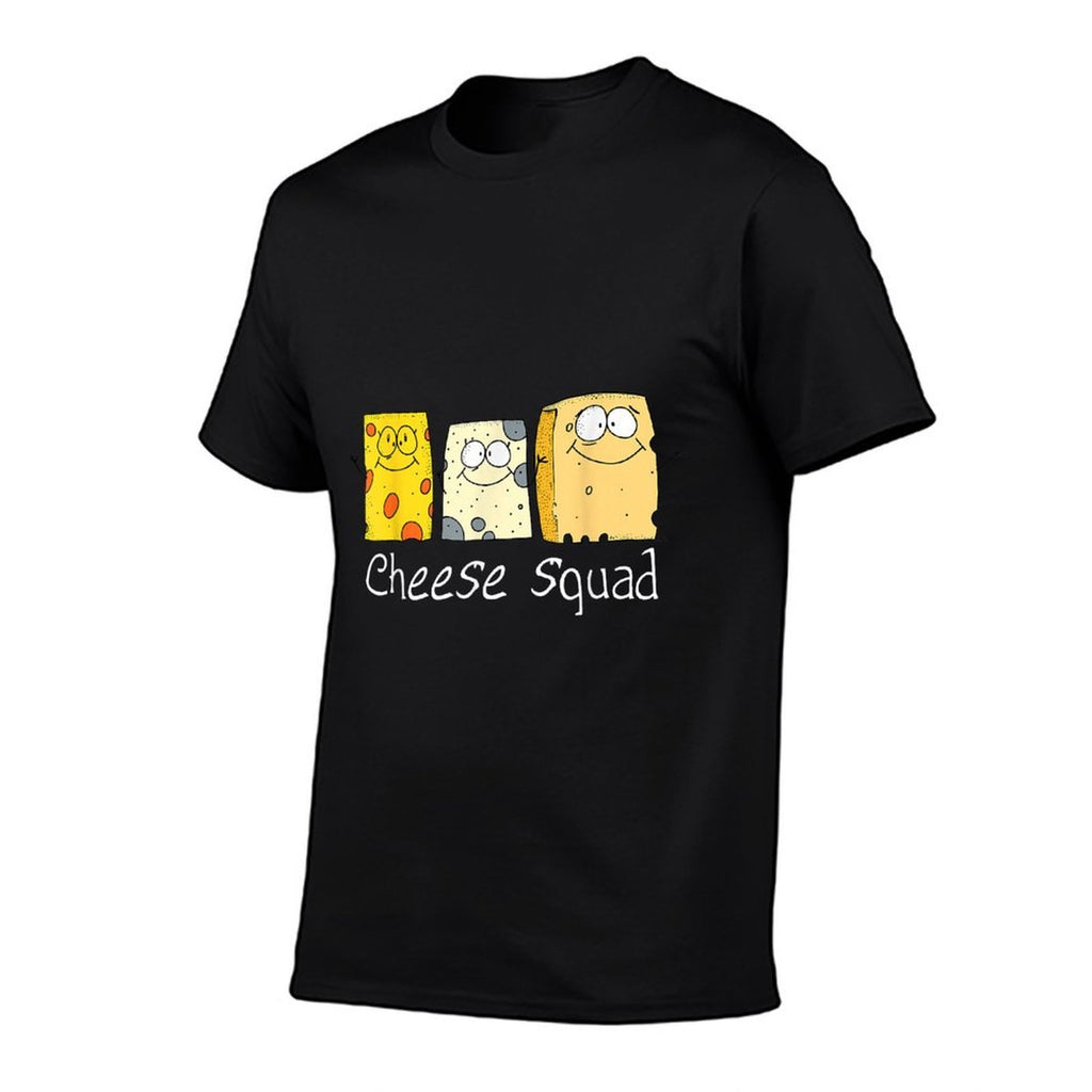 Cheese Squad  Cheese Food  Cheese  Fade-proof Color T-Shirt