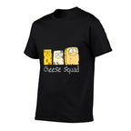 Cheese Squad  Cheese Food  Cheese  Fade-proof Color T-Shirt