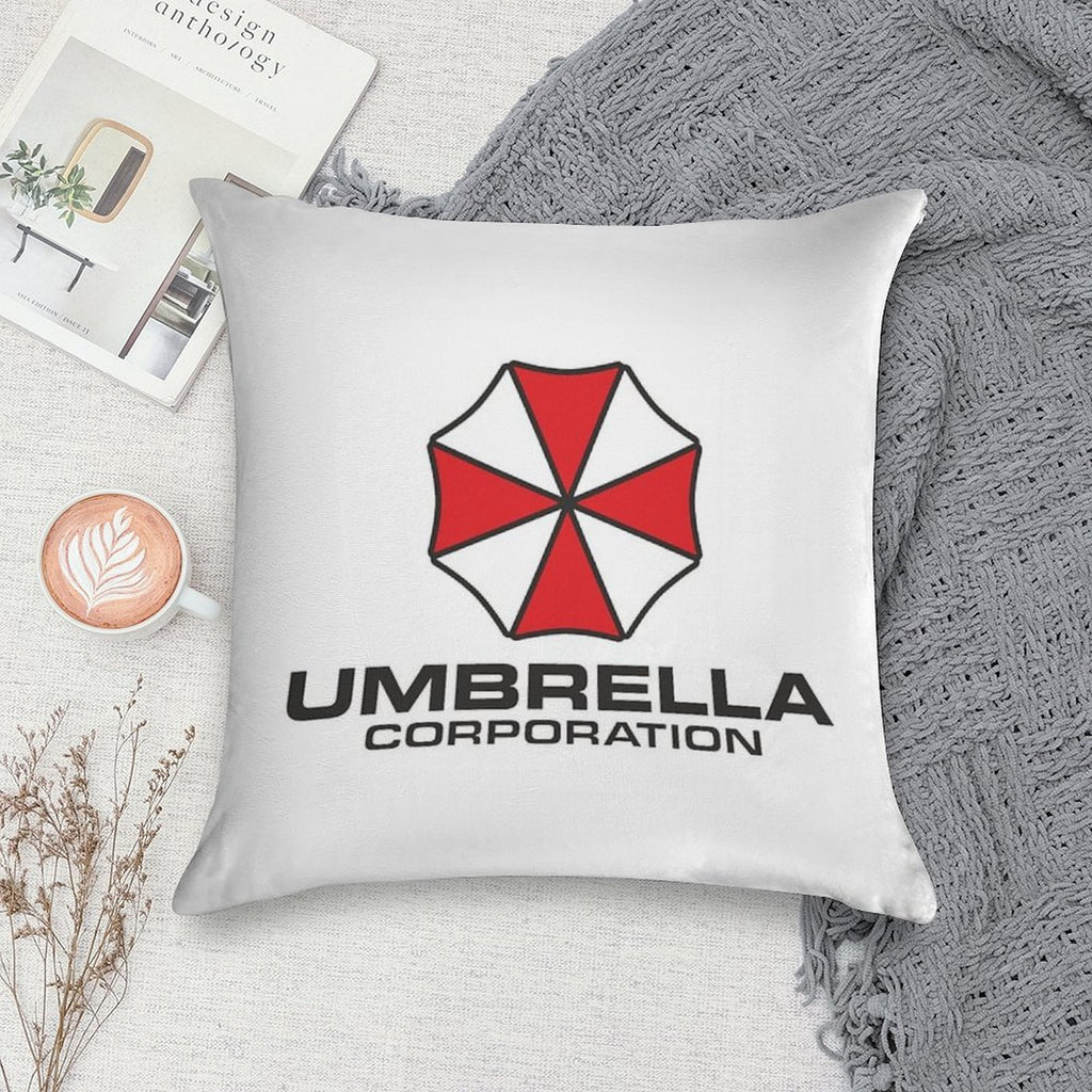 Umbrella Corporation Soft Luxury Feel Throw Pillow
