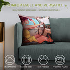 The Getaway Soft Decorative Cover Throw Pillow