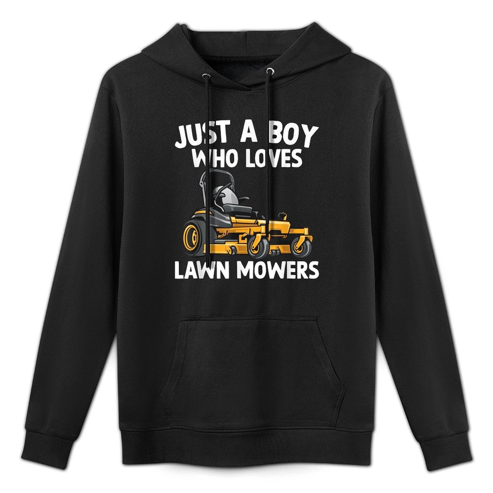 Just A Boy Who Loves Lawn Mowers Gardener Kids Toddler Boys Unisex Design Hoodie