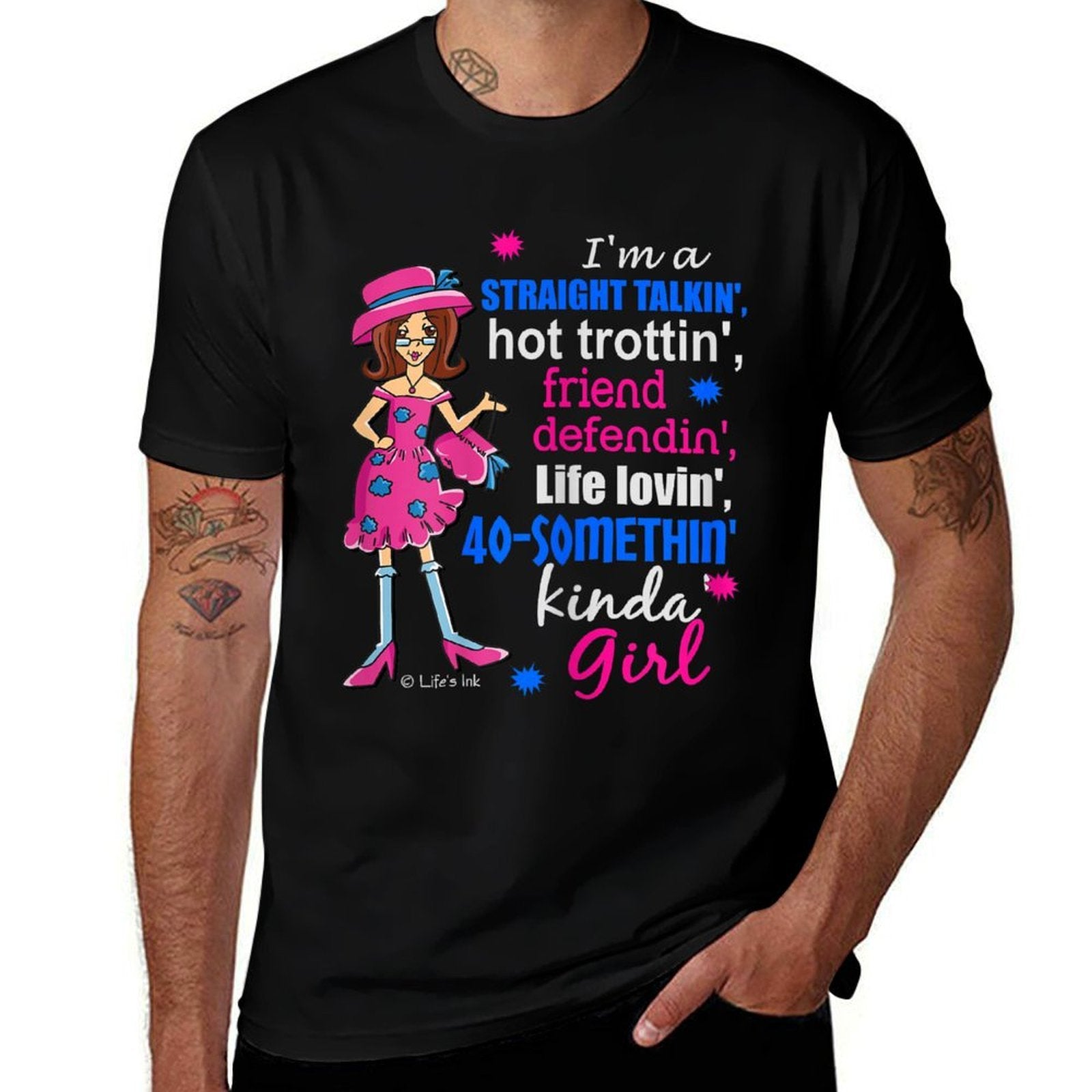Funny 40th Birthday for Women in 40's  Relaxed-fit T-Shirt