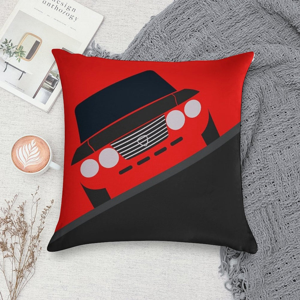 Lancia Fulvia Soft Shrink-Resistant Throw Pillow